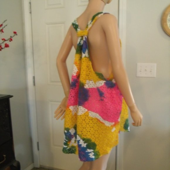Beach Cover Up - Beautifully Embroidered -OS - Picture 4 of 6